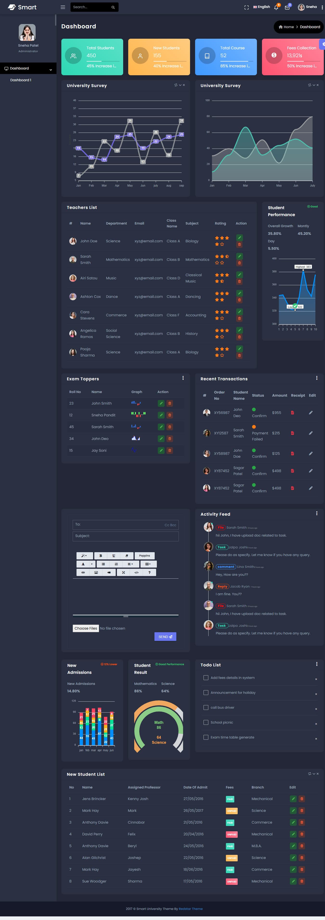 School Dashboard